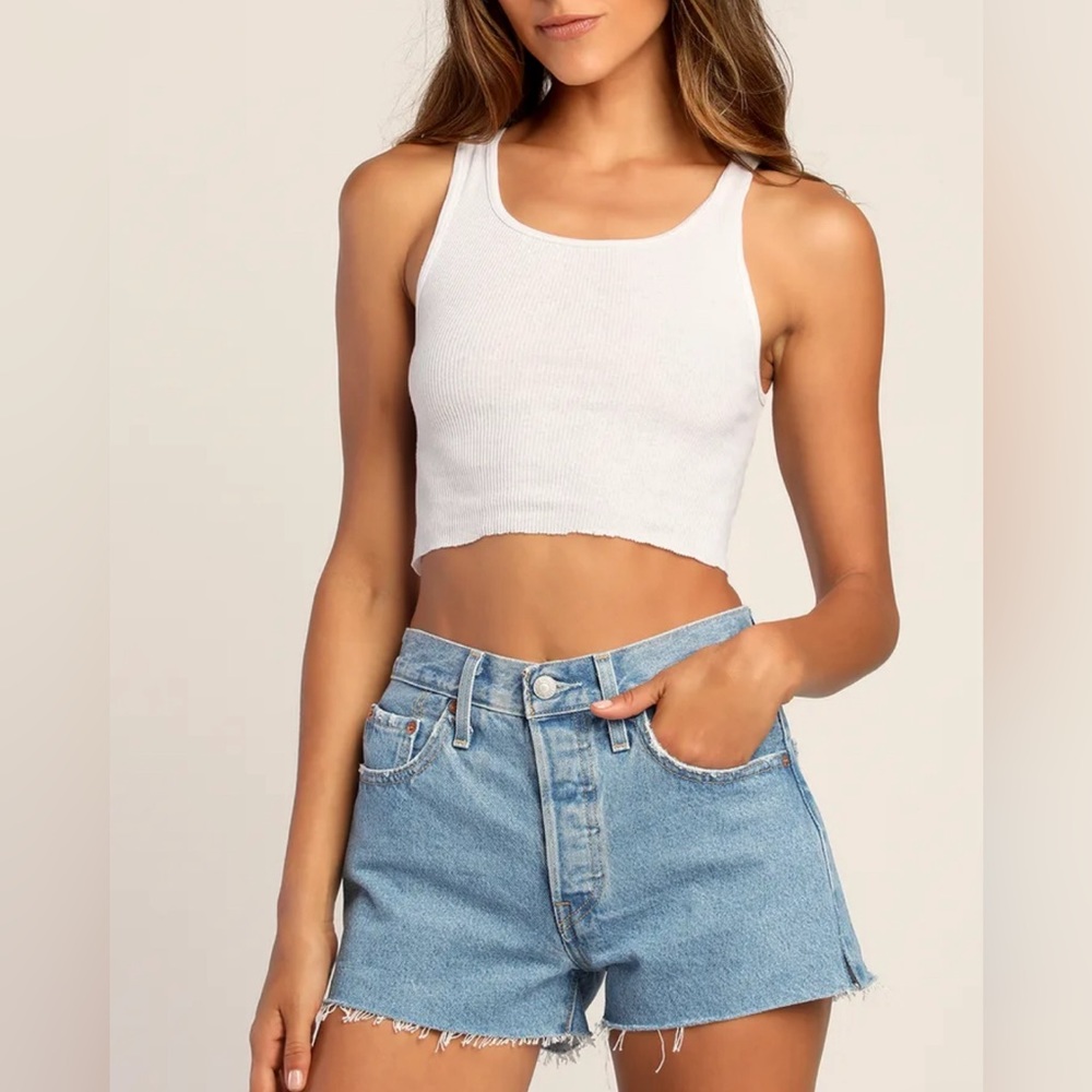 Levi’s  501 high rise denim short